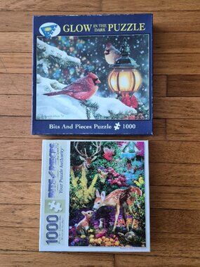 2--1000 Piece Jigsaw Puzzles by Bits and Pieces